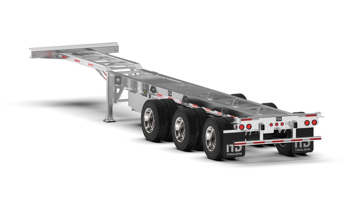 Delivery Frame Chasis 40ft fixed chassis – Innovative Trailer Design Industries Inc.